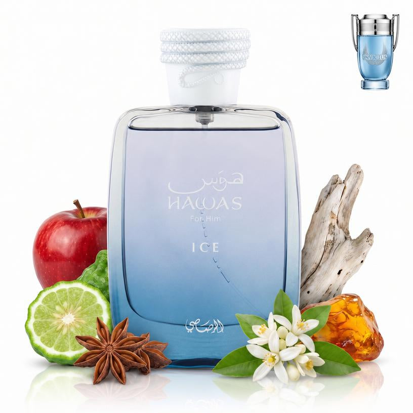 Hawas Ice for Him by Rasasi Eau de Parfum – for men
